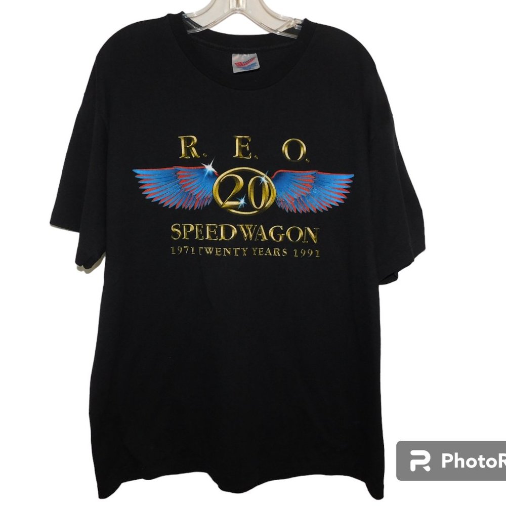 REO Speedwagon Vintage 1971-1991 Single Stitch Tee Shirt Band Tee